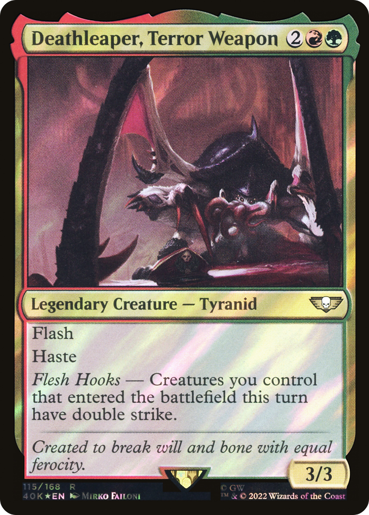 Deathleaper, Terror Weapon (115) Surge Foil - Warhammer 40,000 Commander