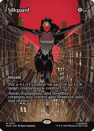 Silkguard (Borderless) (037) - Marvel Eternal-Legal