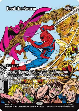 Feed the Swarm (016) Foil - Marvel Universe