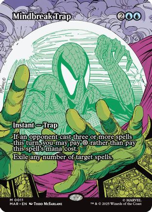 Mindbreak Trap (Borderless) (011) - Marvel Eternal-Legal