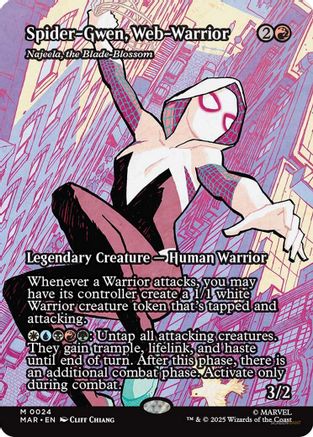 Spider-Gwen, Web-Warrior – Najeela, the Blade-Blossom (024) Foil - Marvel Universe