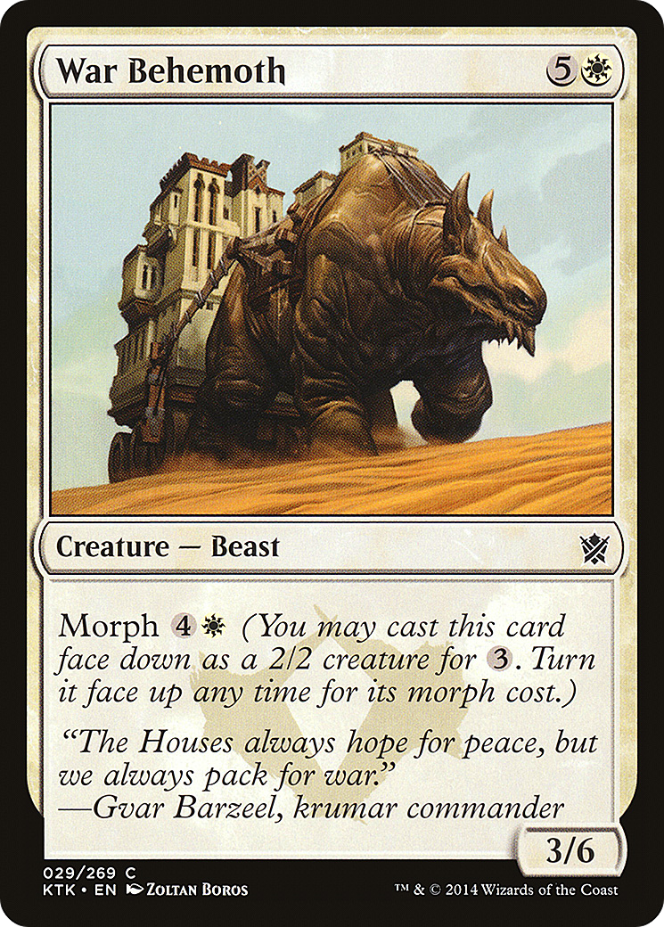 War Behemoth (029) - Khans of Tarkir