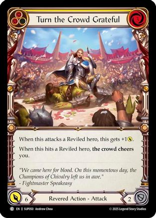 Turn the Crowd Grateful (Yellow) (SUP050) - Super Slam