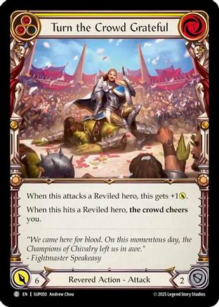 Turn the Crowd Grateful (Yellow) (SUP050) - Super Slam