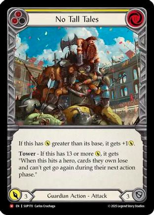 No Tall Tales (SUP170) Rainbow Foil - Super Slam