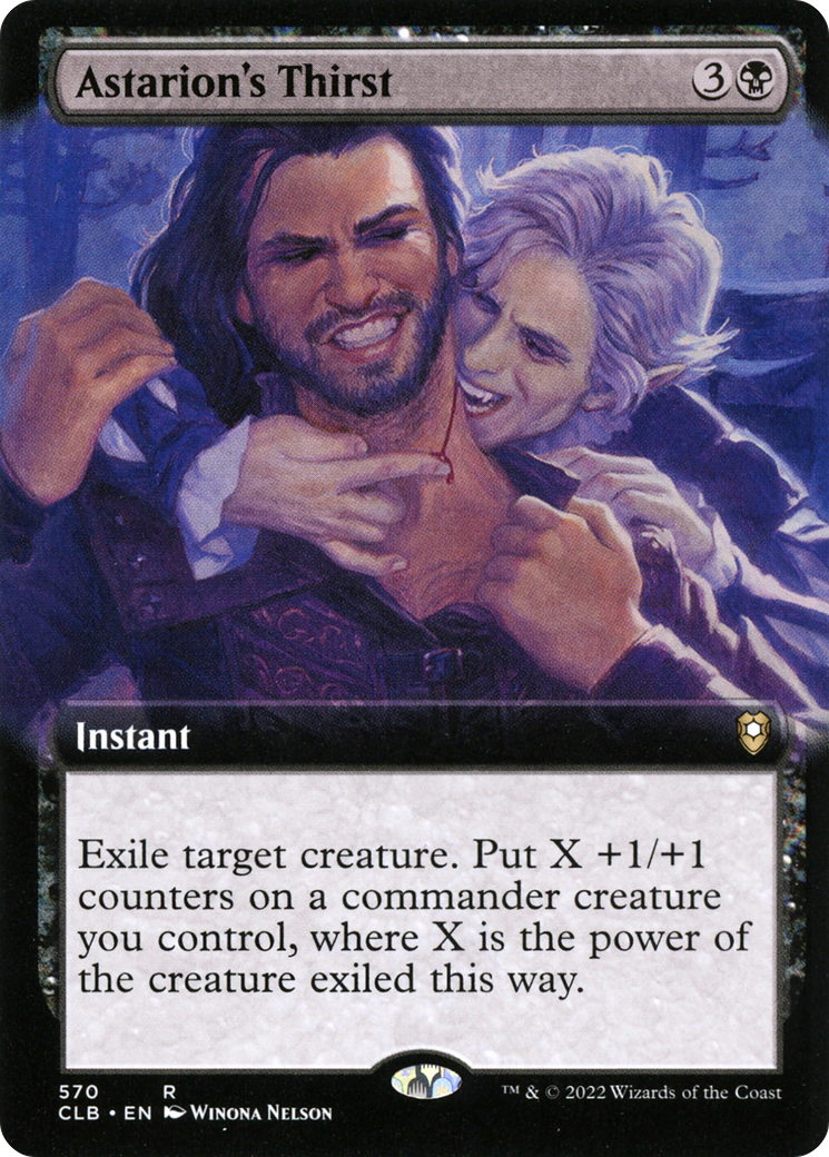 Astarion's Thirst (Extended Art) (570) Foil - Commander Legends: Battle for Baldur's Gate