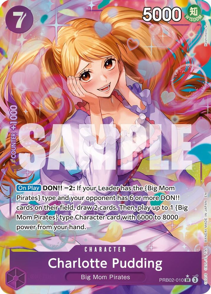 Charlotte Pudding (Alternate Art) (PRB02-010) Foil