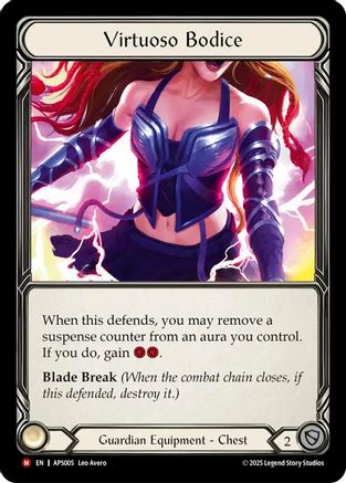 Virtuoso Bodice (APS005) Rainbow Foil - Armory Deck: Pleiades