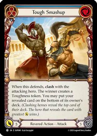Tough Smashup (Blue) (SUP048) Rainbow Foil - Super Slam