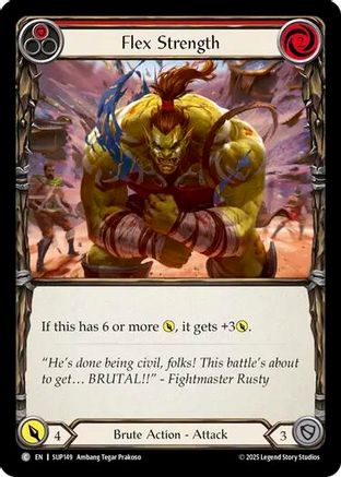 Flex Strength (Red) (SUP149) - Super Slam