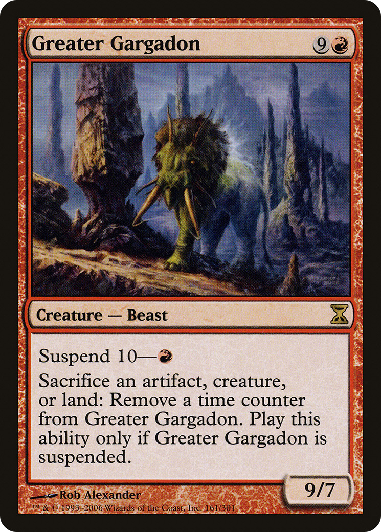 Greater Gargadon (161) - Time Spiral