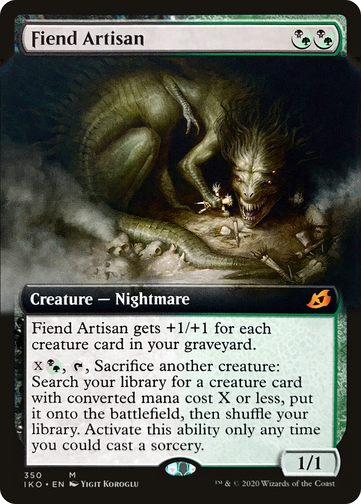 Fiend Artisan (Extended Art) (350) Foil - Ikoria: Lair of Behemoths