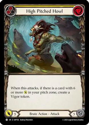 High Pitched Howl (Yellow) (SUP156) - Super Slam