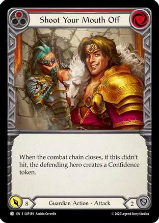 Shoot Your Mouth Off (Red) (SUP189) - Super Slam