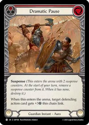 Dramatic Pause (Red) (SUP198) Rainbow Foil - Super Slam