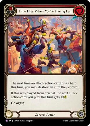 Time Flies When You're Having Fun (SUP220) Rainbow Foil - Super Slam