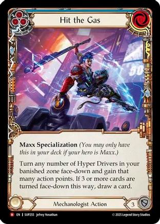 Hit the Gas (SUP255) Rainbow Foil - Super Slam