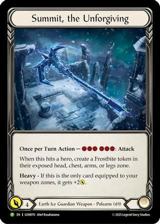 Summit, the Unforgiving (GEM070) Cold Foil - GEM Pack 3
