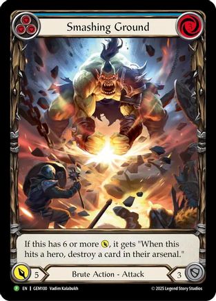 Smashing Ground (GEM100) Rainbow Foil - GEM Pack 3