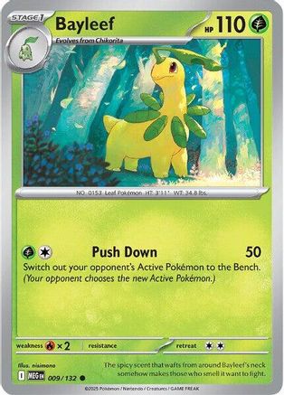 Bayleef (9) Reverse Holofoil - Mega Evolution