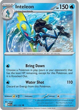 Inteleon (41) Reverse Holofoil - Mega Evolution