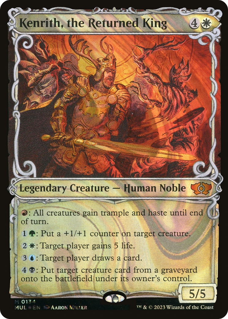 Kenrith, the Returned King (Showcase) (134) Foil - Multiverse Legends