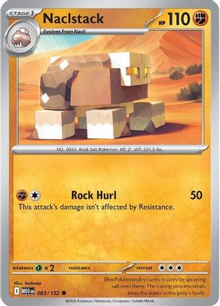 Naclstack (83) Reverse Holofoil - Mega Evolution
