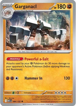 Garganacl (84) - Mega Evolution