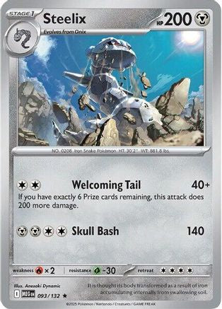 Steelix (93) Reverse Holofoil - Mega Evolution