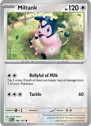 Miltank (106) Reverse Holofoil - Mega Evolution