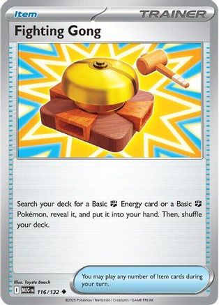 Fighting Gong (116) Reverse Holofoil - Mega Evolution