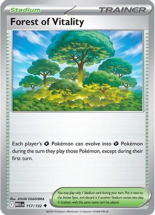 Forest of Vitality (117) Reverse Holofoil - Mega Evolution