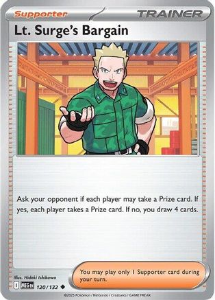 Lt. Surge's Bargain (120) - Mega Evolution