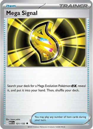 Mega Signal (121) Reverse Holofoil - Mega Evolution