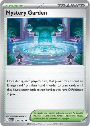 Mystery Garden (122) Reverse Holofoil - Mega Evolution