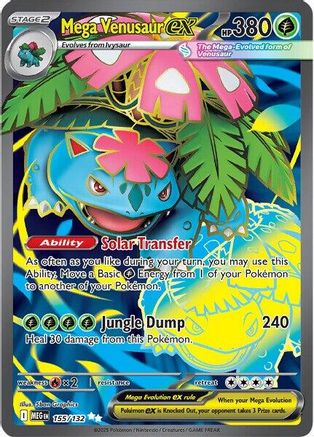 Mega Venusaur ex (155) Holofoil - Mega Evolution