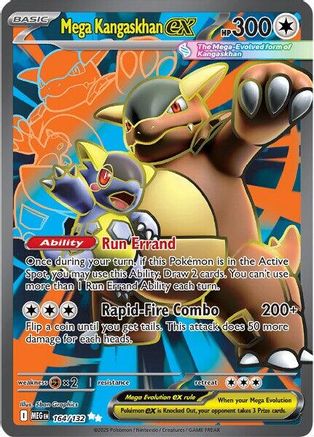 Mega Kangaskhan ex (164) Holofoil - Mega Evolution