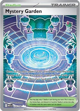 Mystery Garden (172) Holofoil - Mega Evolution
