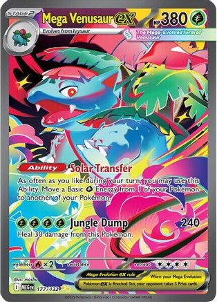 Mega Venusaur ex (177) Holofoil - Mega Evolution