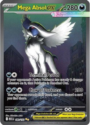 Mega Absol ex (180) Holofoil - Mega Evolution