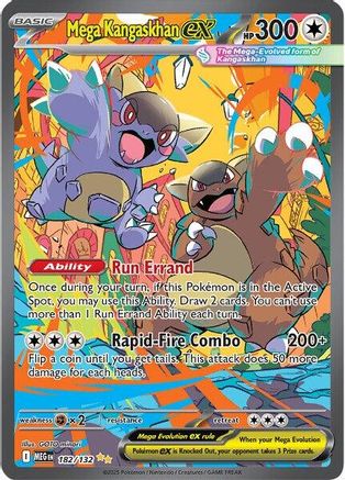 Mega Kangaskhan ex (182) Holofoil - Mega Evolution