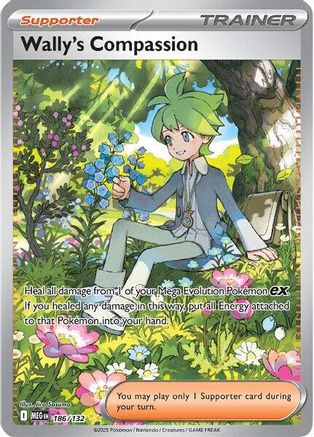 Wally's Compassion (186) Holofoil - Mega Evolution