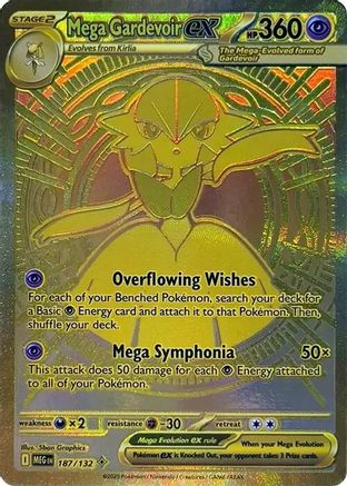 Mega Gardevoir ex (187) Holofoil - Mega Evolution