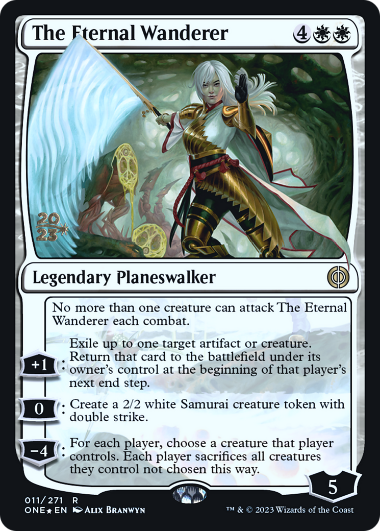 The Eternal Wanderer (011) Foil - Phyrexia: All Will Be One Promos