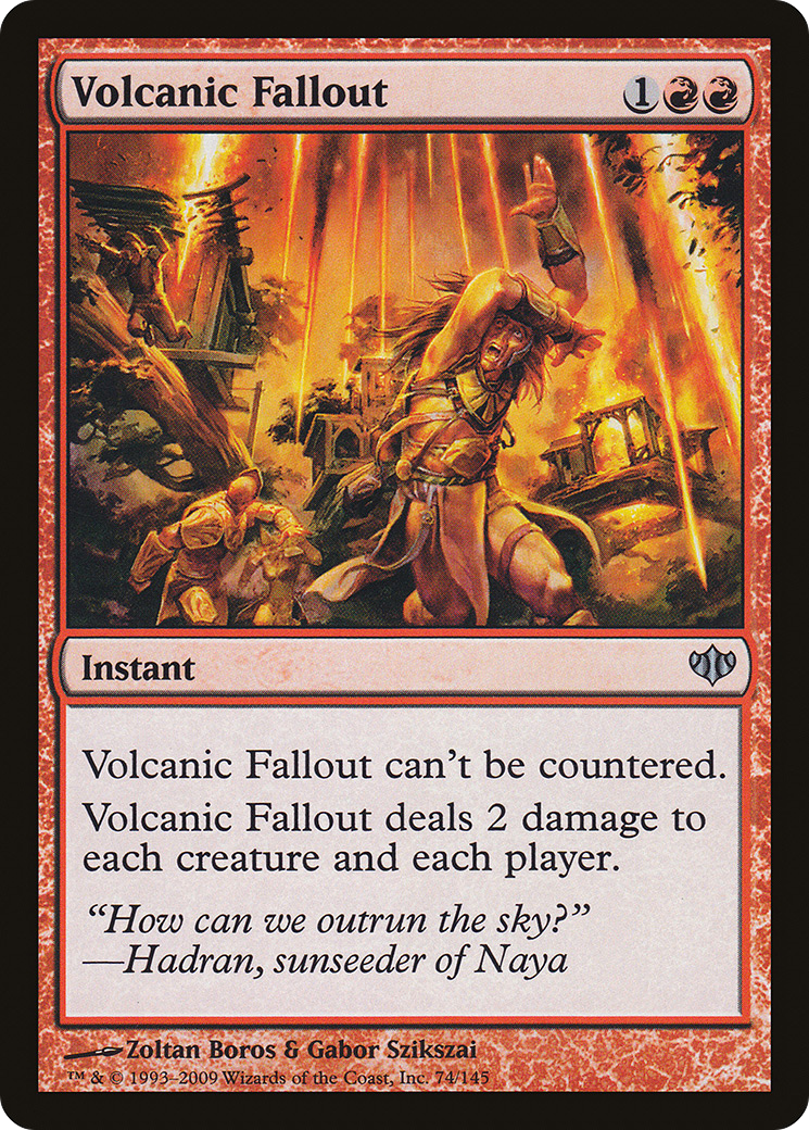 Volcanic Fallout (074) Foil - Conflux