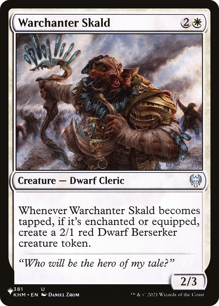 Warchanter Skald (KHM-381) - The List