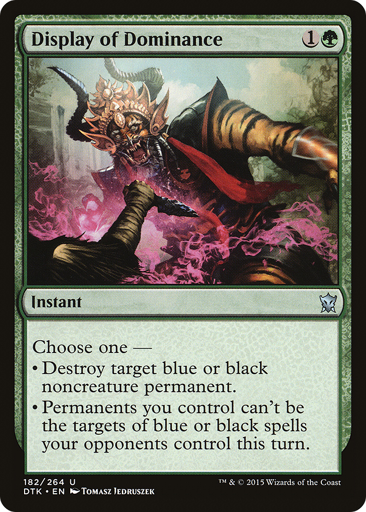 Display of Dominance (182) Foil - Dragons of Tarkir