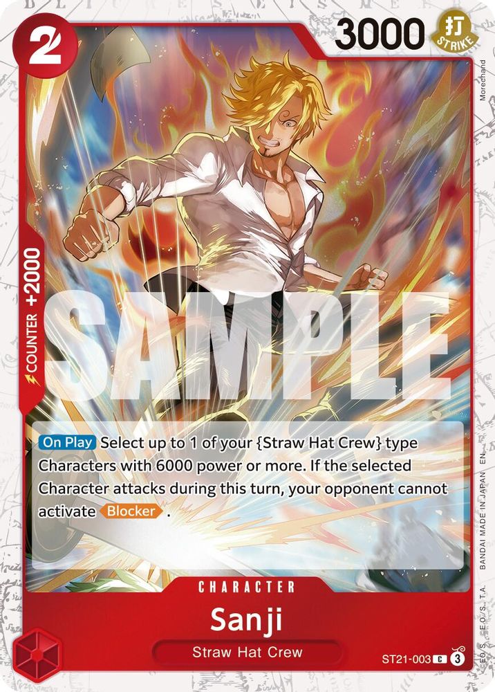 Sanji (Pirate Foil) (ST21-003) Foil