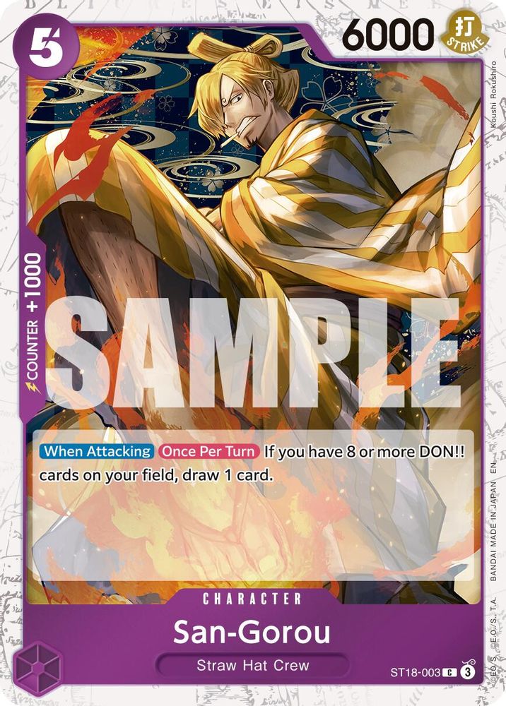 San-Gorou (Pirate Foil) (ST18-003) Foil