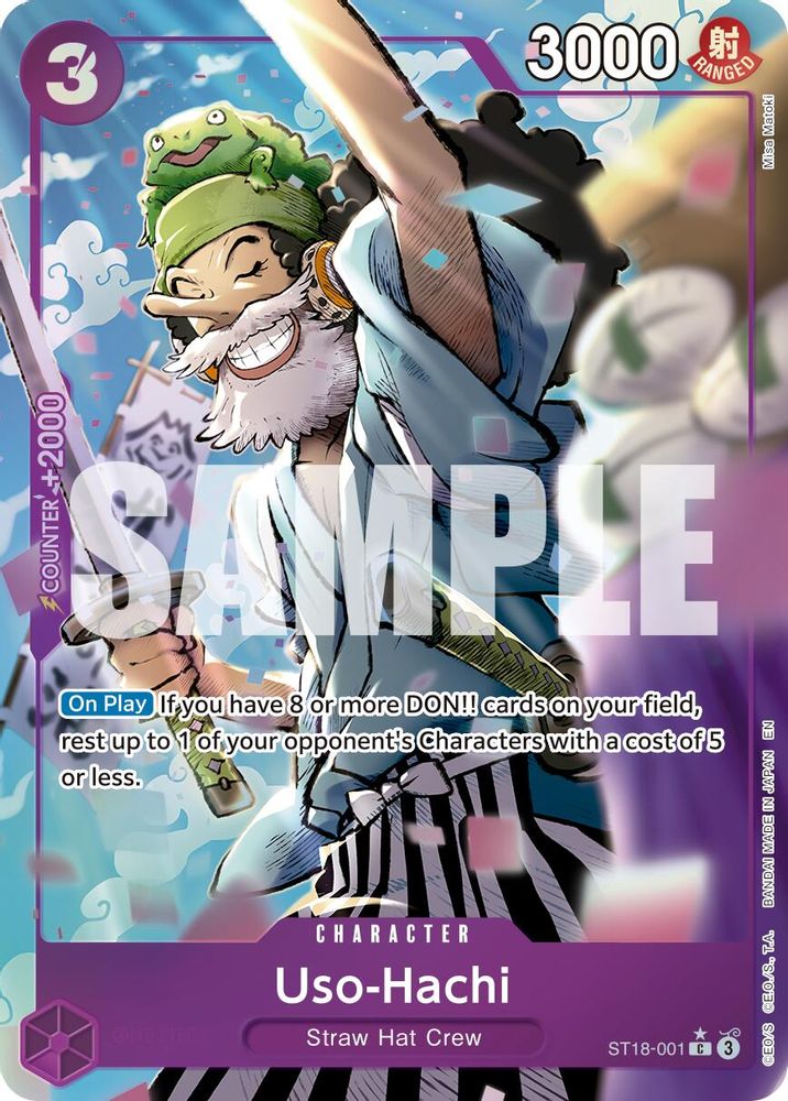 Uso-Hachi (Alternate Art) (ST18-001) Foil